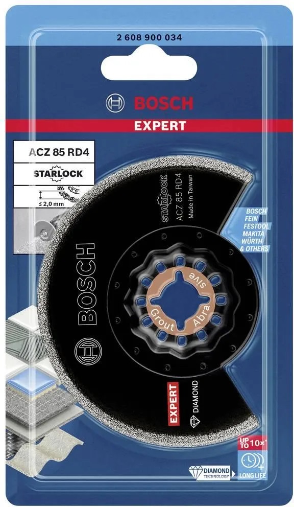 Brzeszczot do cięcia wgłębnego expert ACZ85RD4 starlock