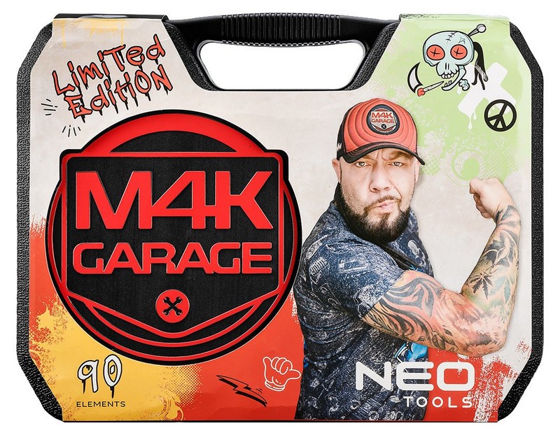 Zestaw narzędzi M4K garage 90 elementów