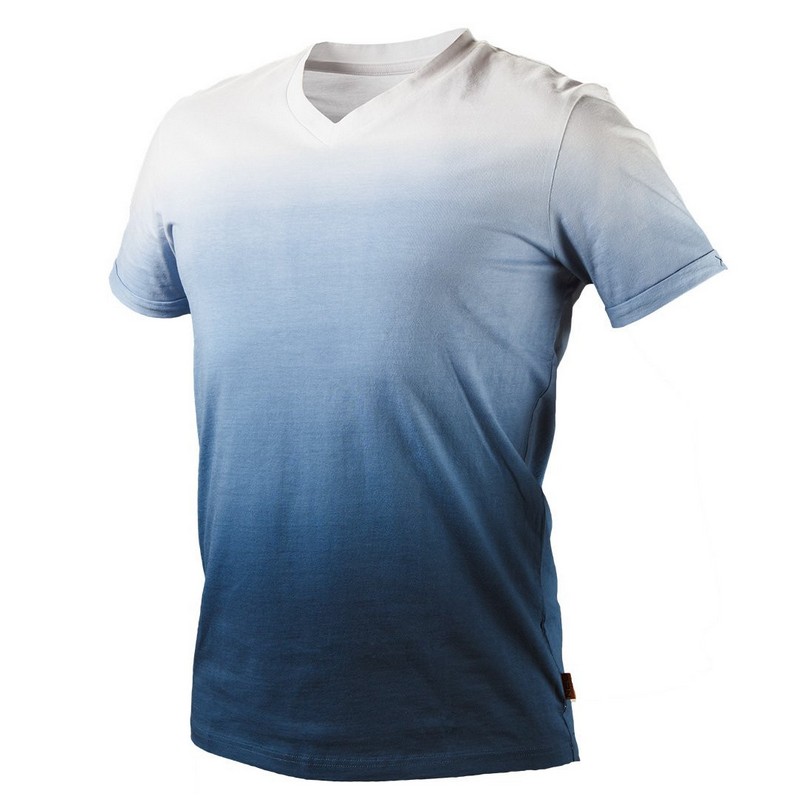T-shirt cieniowany denim, rozmiar S