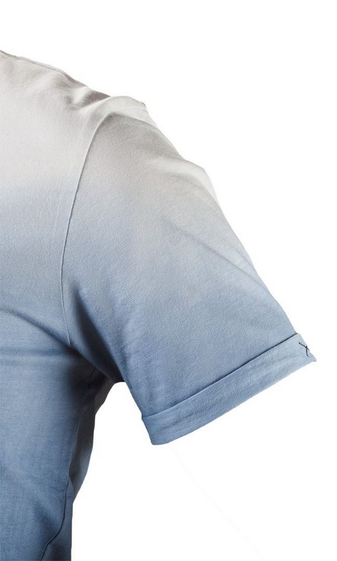T-shirt cieniowany denim, rozmiar XXL