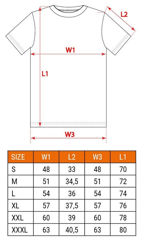 T-shirt outdoor LAS rozmiar M