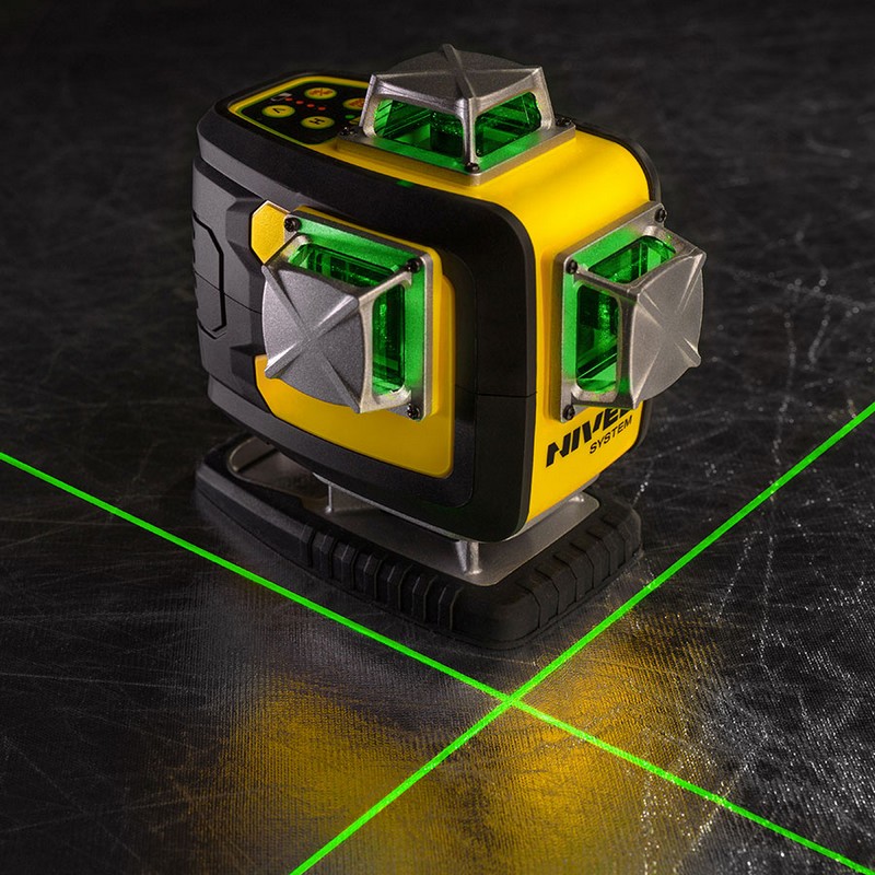 Laser krzyżowy CL4D-G + statyw SJJ-M1 EX