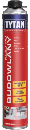 Pianoklej budowlany pistoletowy 720 ml szary