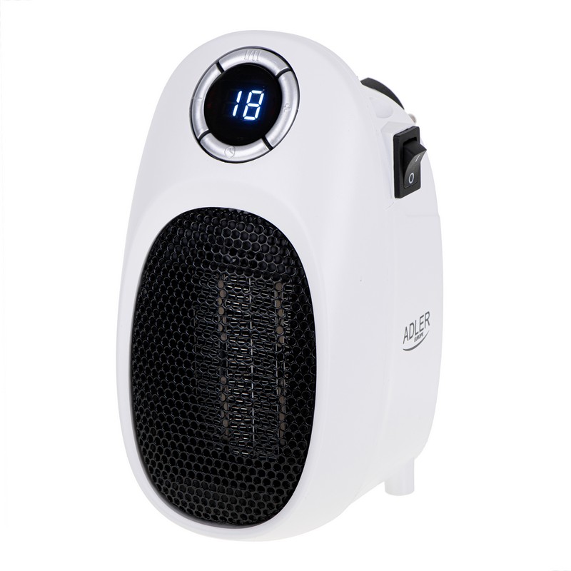 Termowentylator gniazdkowy biały AD 7746