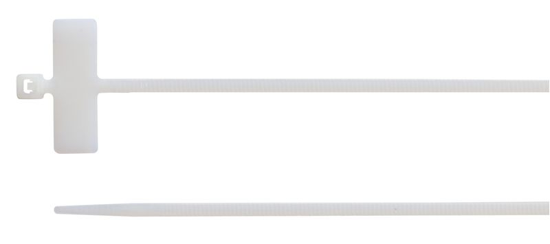 Opaska kablowa z tabliczką opisową poprzeczną 100*2.5mm