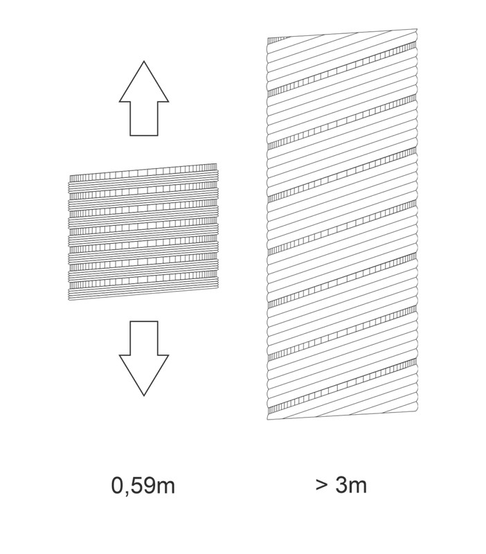 Rura aluminiowa flex 95mm