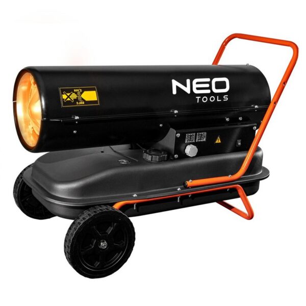 Nagrzewnica olejowa 30KW zbiornik 34L kółka