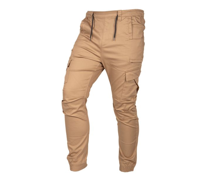 Spodnie robocze outdoor typu jogger beżowe rozmiar S