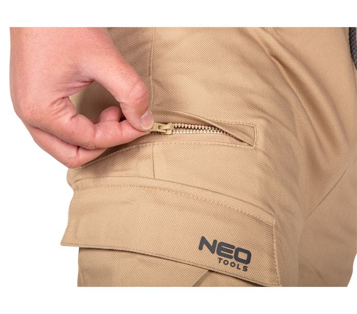 Spodnie robocze outdoor typu jogger beżowe rozmiar M