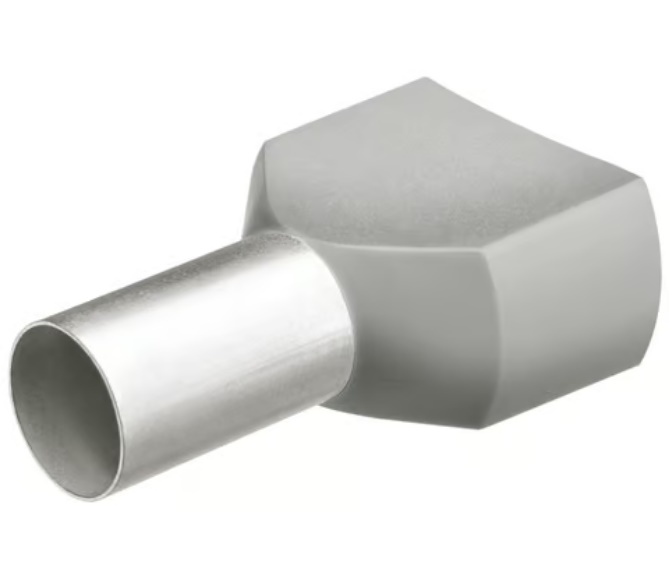 Tulejki kablowe twin z kołnierzem 200 sztuk 2*0.75mm