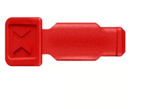 Klipsy colorcode do oznaczania narzędzi 10szt. czerwone