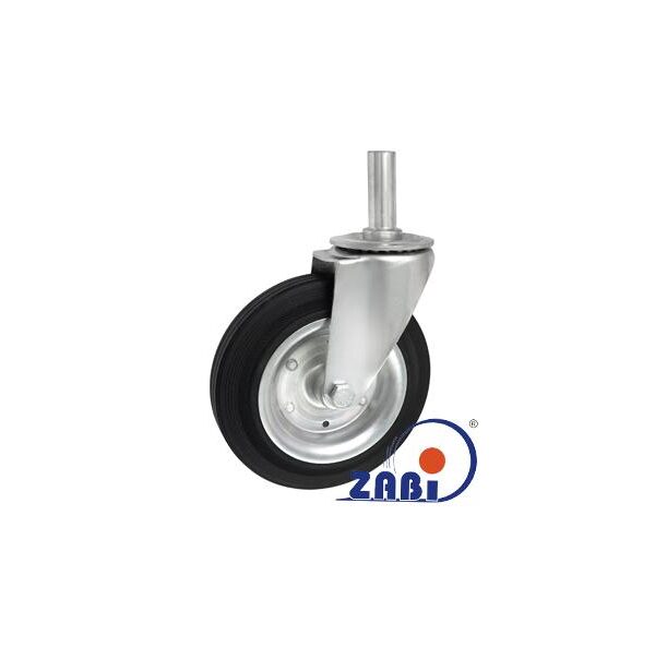 Koło metal-guma 200mm obudowa z trzpieniem 64*27