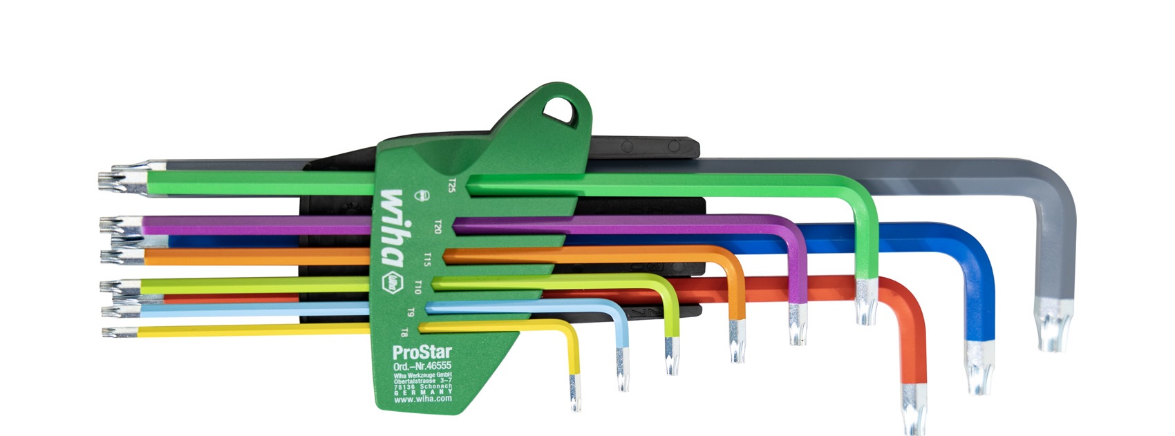 Zestaw kluczy trzp. w uchwycie prostar torx 9CZ.