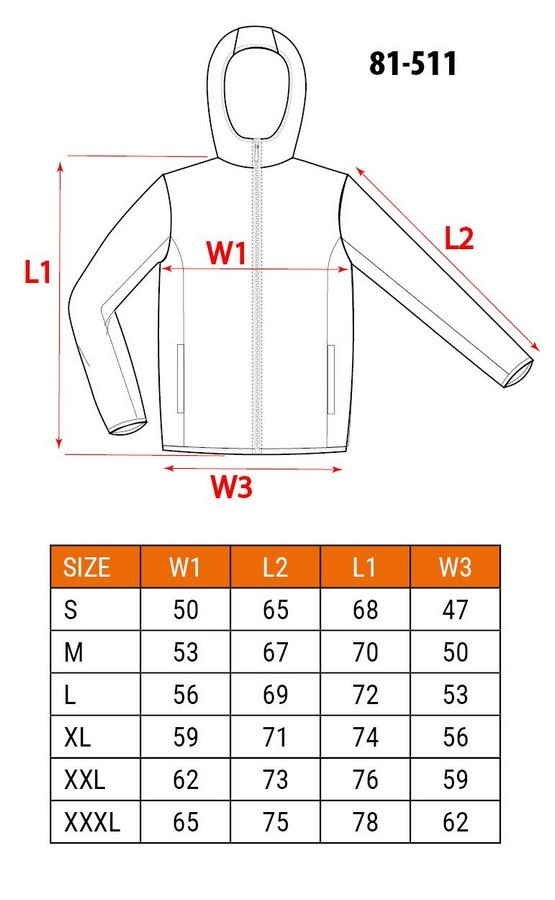Bluza robocza premium dwuwarstwowa rozmiar XL