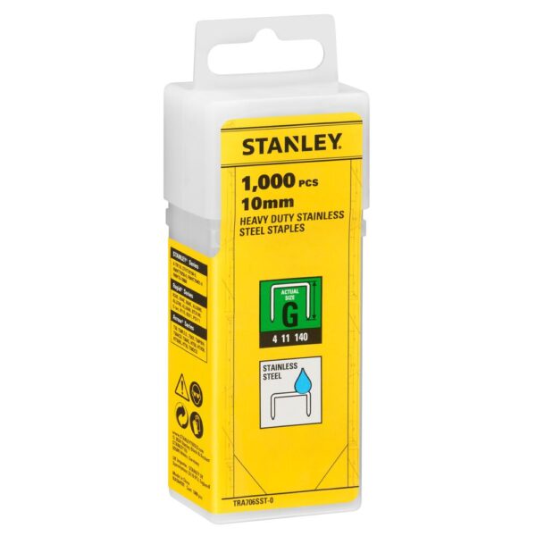 Zszywki ze stali nierdzewnej G 10mm, 1000szt