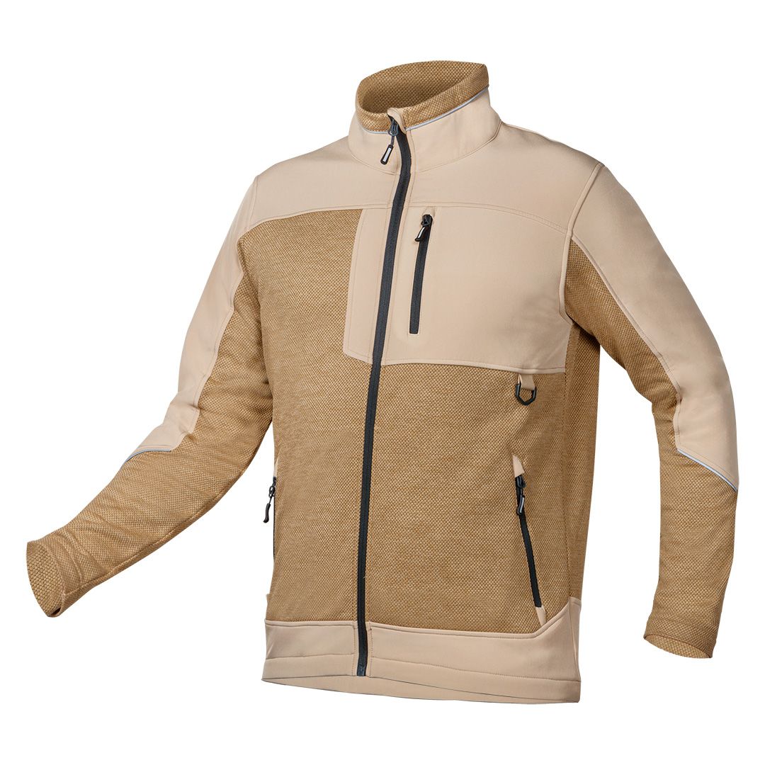 Bluza softshell outdoor, beżowa, rozmiar M
