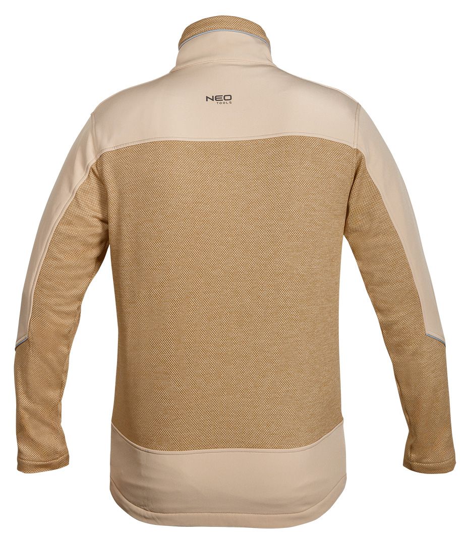 Bluza softshell outdoor, beżowa, rozmiar M