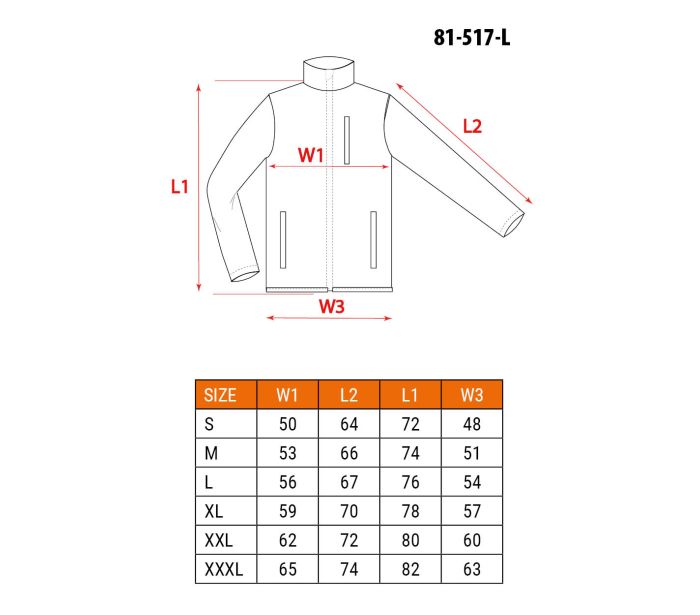 Bluza softshell outdoor zielona rozmiar XL