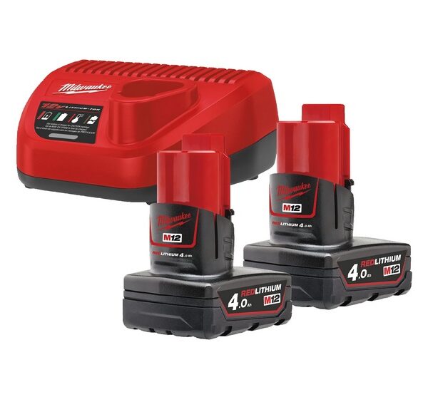 Zestaw zasilający 12V C12C-M12 + 2*4.0AH
