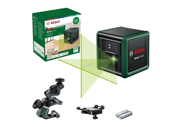 Laser krzyżowy samopoziomujący quigo green