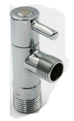 Zawór kątowy kulowy antykam z filtrem 1/2''*3/8''