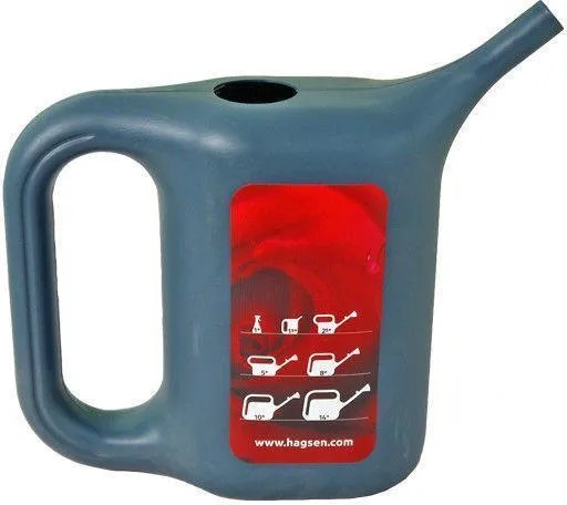 Konewka plastikowa trapezium 1.5L ciemny popiel