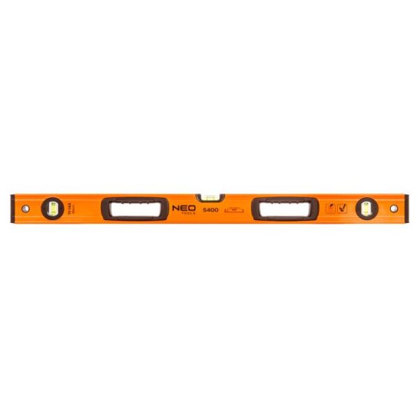 Poziomica aluminiowa S 400 3 libelle 2 uchwyty 80cm