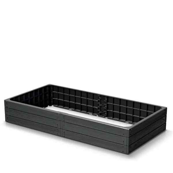 Rabata ogrodowa base woody ibwr 1492X756X250mm - antracyt