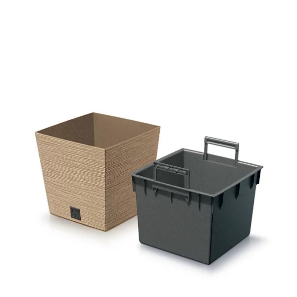 Doniczka furu square ECO wood-naturo FSC MIX 19L