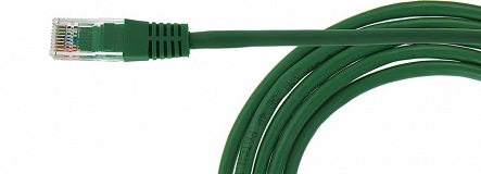 Kabel UTP 5E 1.5M zielony patchcord
