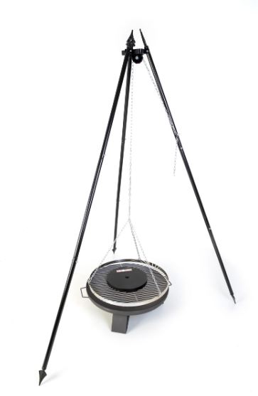 Grill ogrodowy trójnóg 60cm