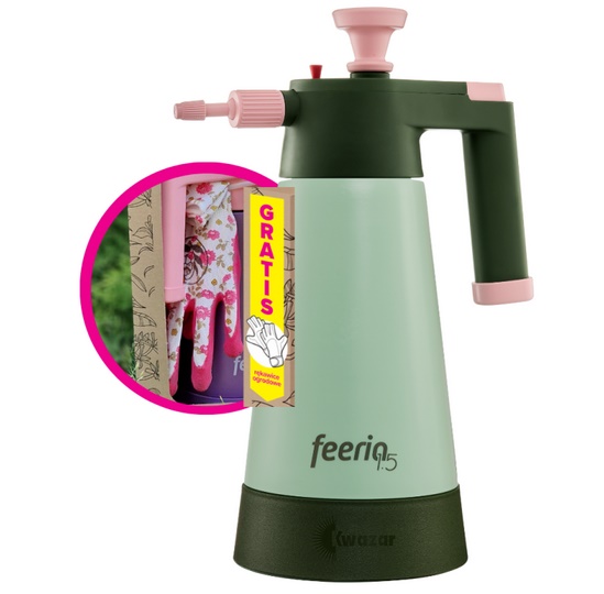 Opryskiwacz feeria pojemność 1.5L mięta z rękawiczkmi