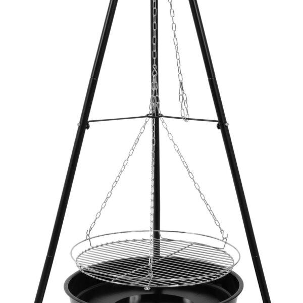 Grill wiszący na trójnogu ruszt 46cm