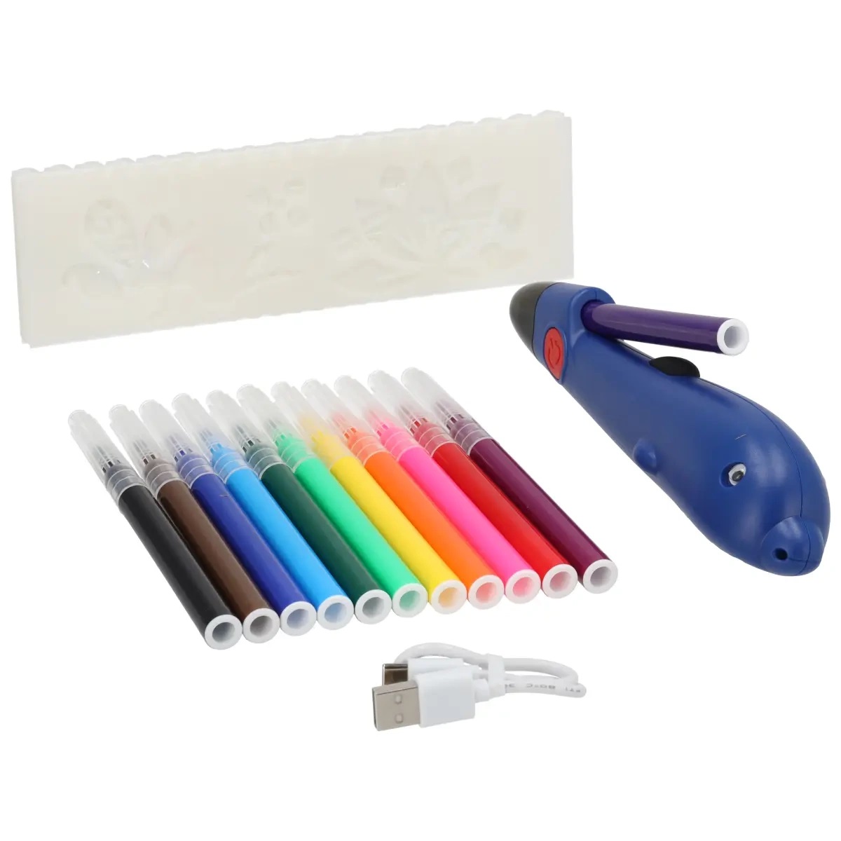 Pisak do grafitti z markerami usb-c 4V