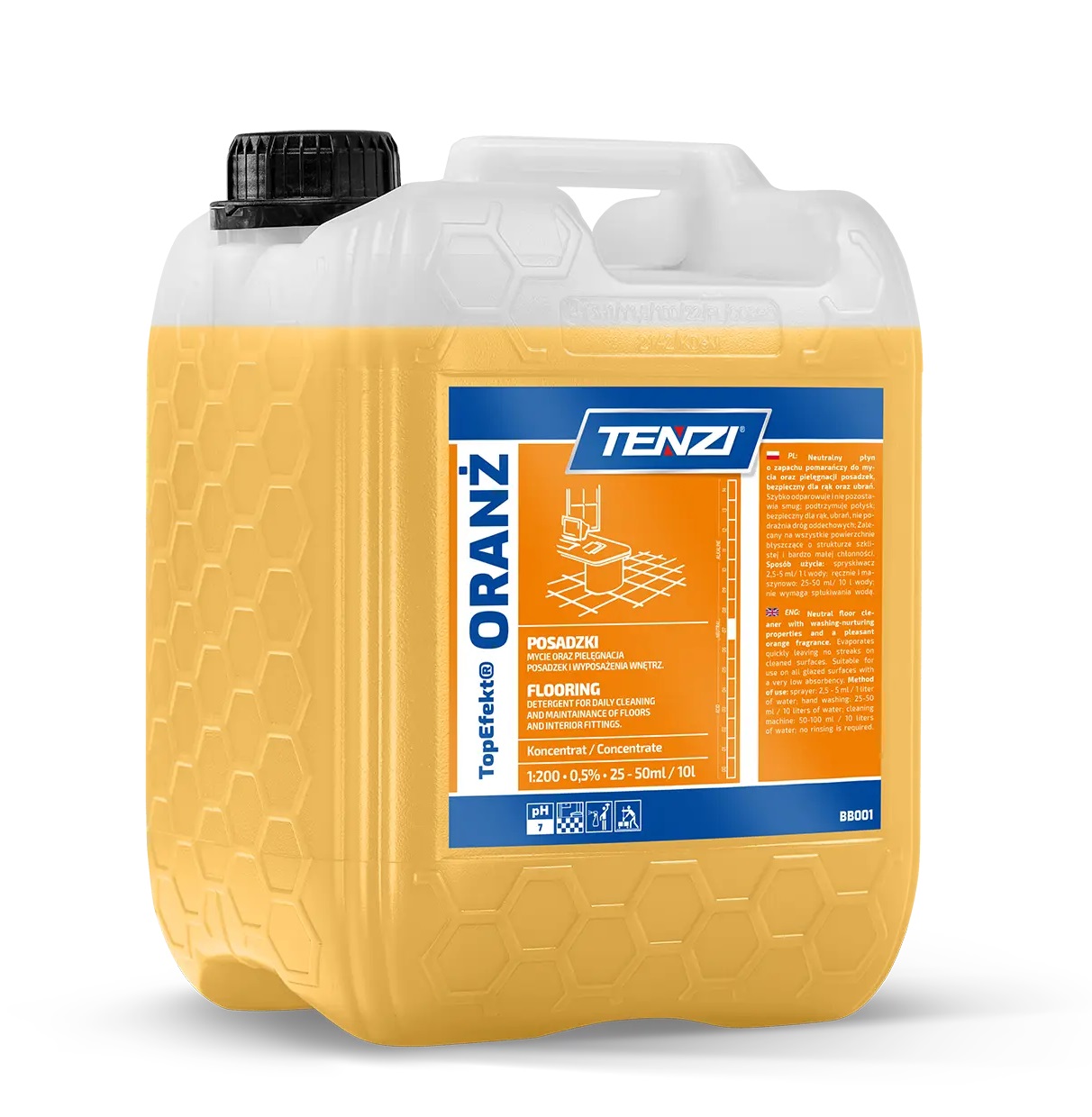 Środek do mycia posadzek topefekt oranż 5L