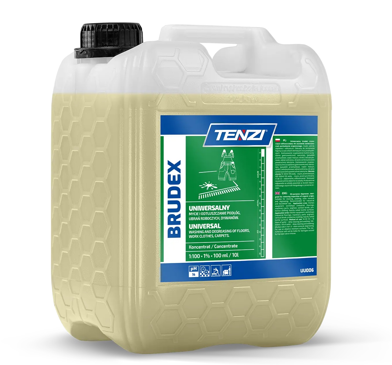 Środek do usuwania tłustego brudu 10L brudex