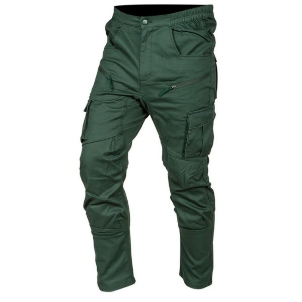 Spodnie robocze outdoor typu jogger zielone rozmiar M
