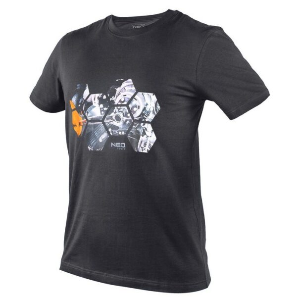 T-shirt z nadrukiem warsztat rozmiar L