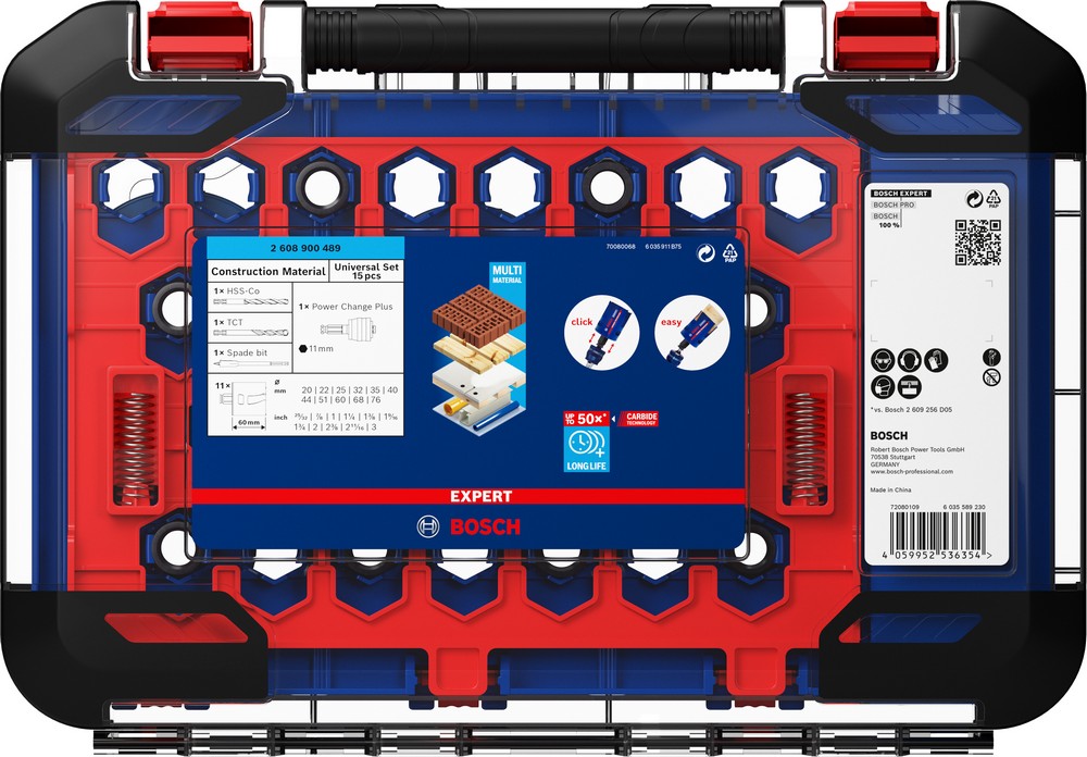 Zestaw otwornic expert multiconstruction speed 15PC SET