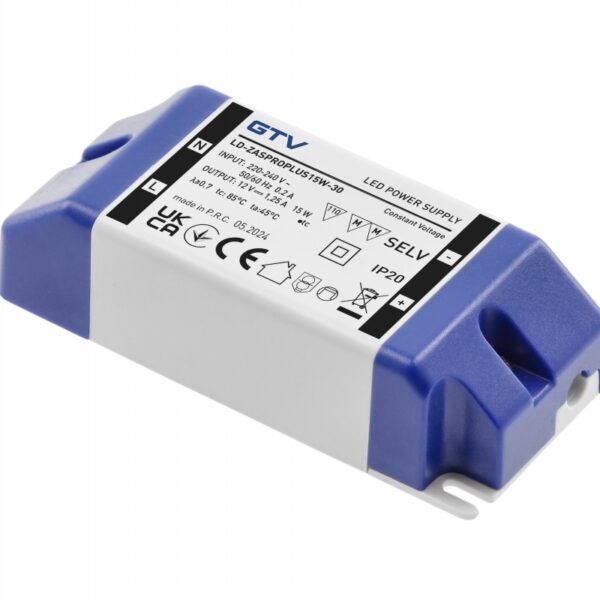 Zasilacz LED PRO 12V 15W 220-240V IP20