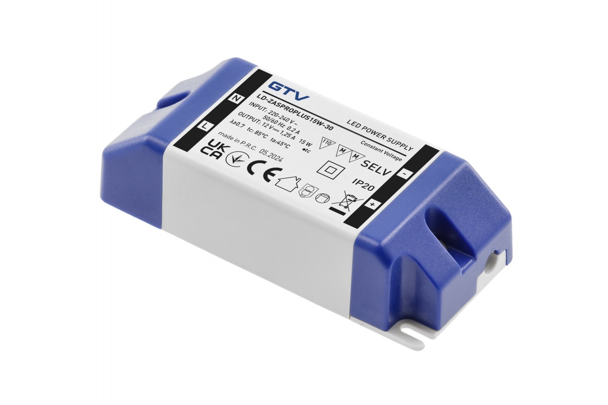 Zasilacz LED PRO 12V 15W 220-240V IP20