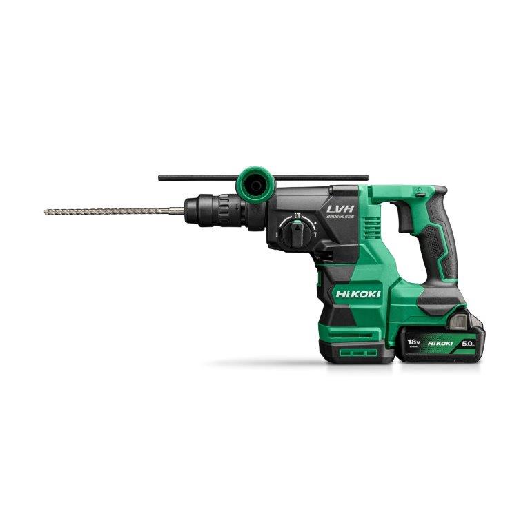 Młotowiertarka akum. 18V wymienny uchwyt 2*5.0AH hitsystem