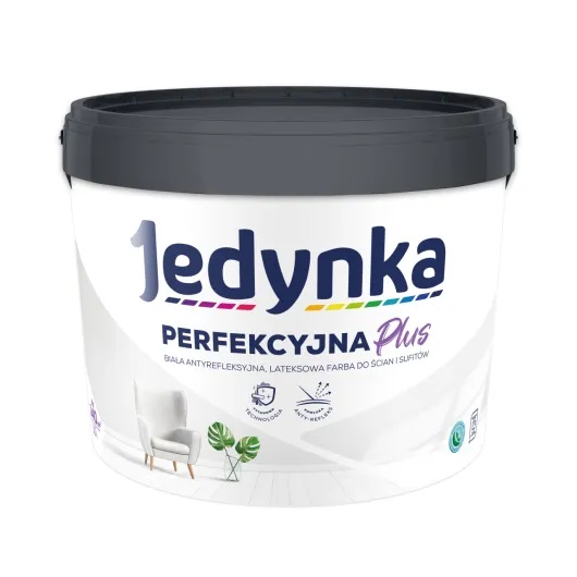 Jedynka farba akrylowa perfekcyjna biel plus 5L