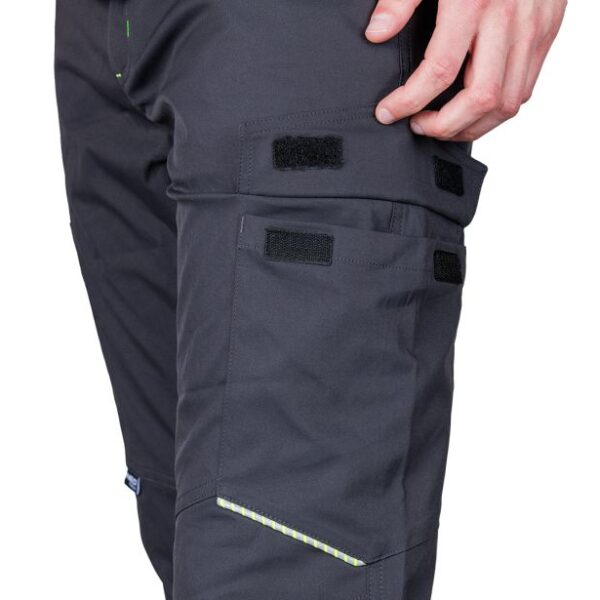 Spodnie robocze mix&match stretch szare rozmiar L