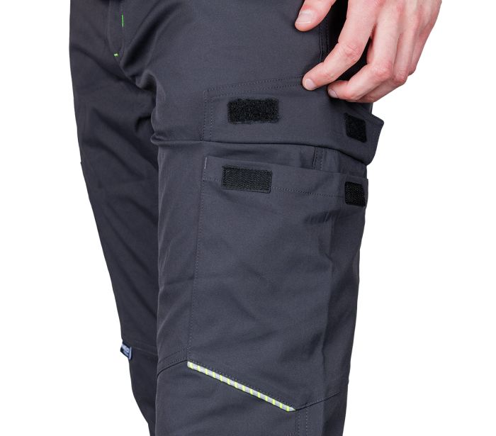 Spodnie robocze mix&match stretch szare rozmiar L