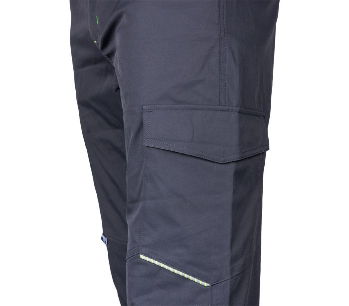 Spodnie robocze mix&match stretch szare rozmiar L