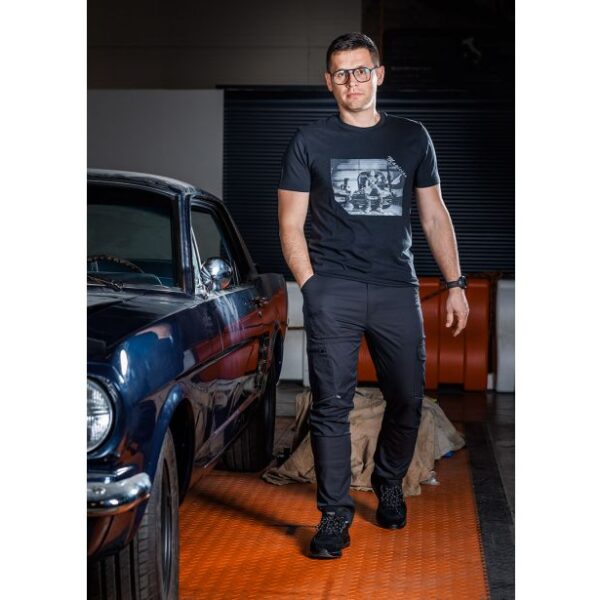 Spodnie robocze mix&match stretch czarne rozmiar XXL