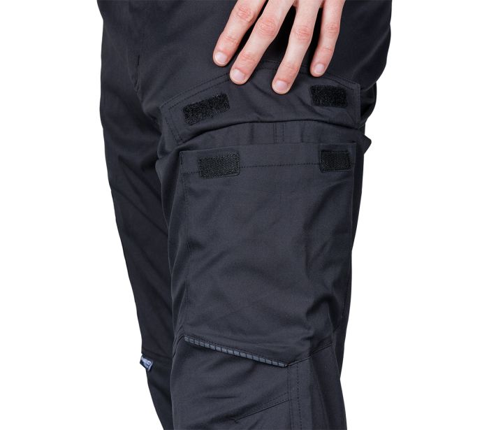 Spodnie robocze mix&match stretch czarne rozmiar XXL