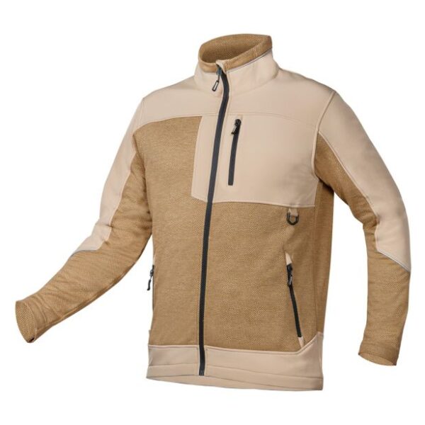 Bluza softshell outdoor, beżowa, rozmiar XXL