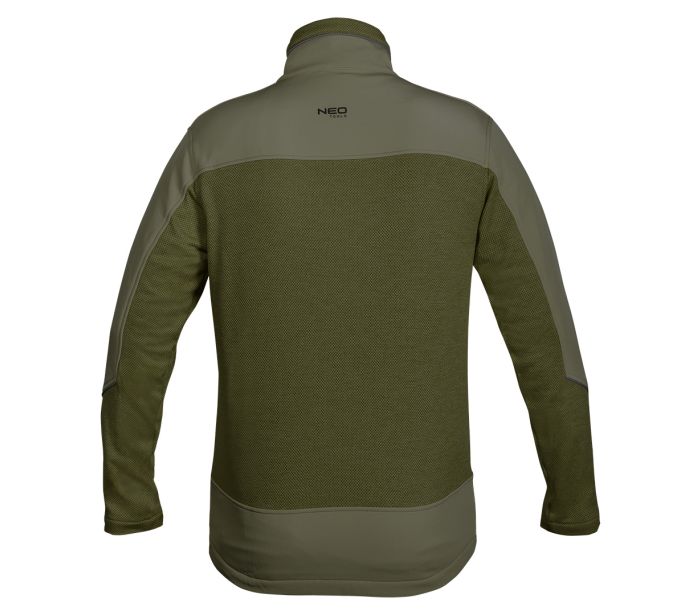 Bluza softshell outdoor zielona rozmiar xxxl